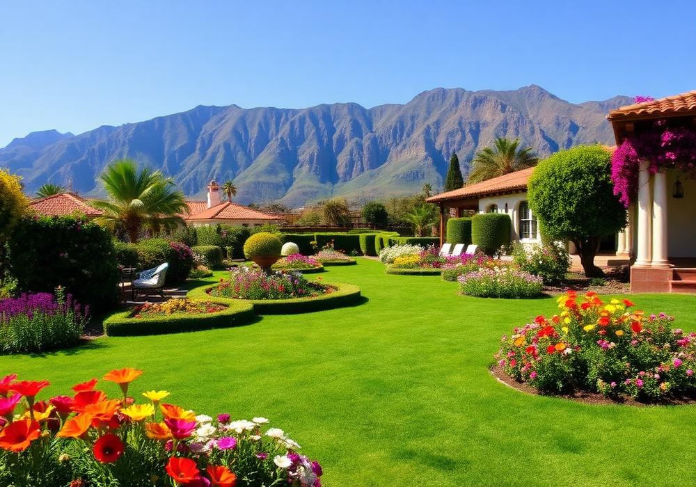 Jardines de la hacienda
